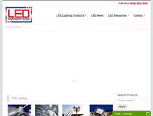 Tablet Screenshot of ledcorporations.com